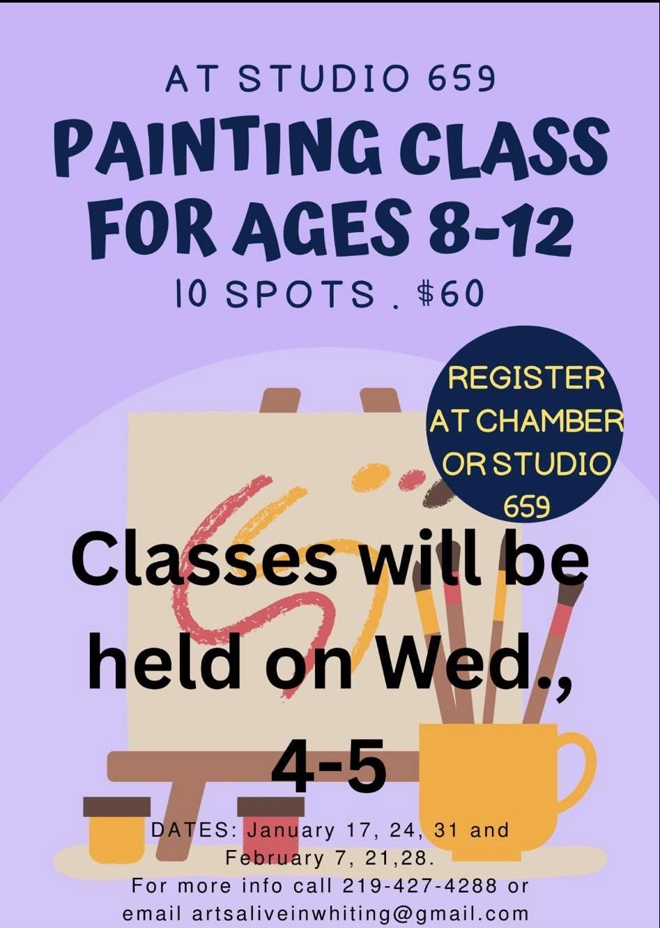 Painting Class for Kids 8-12