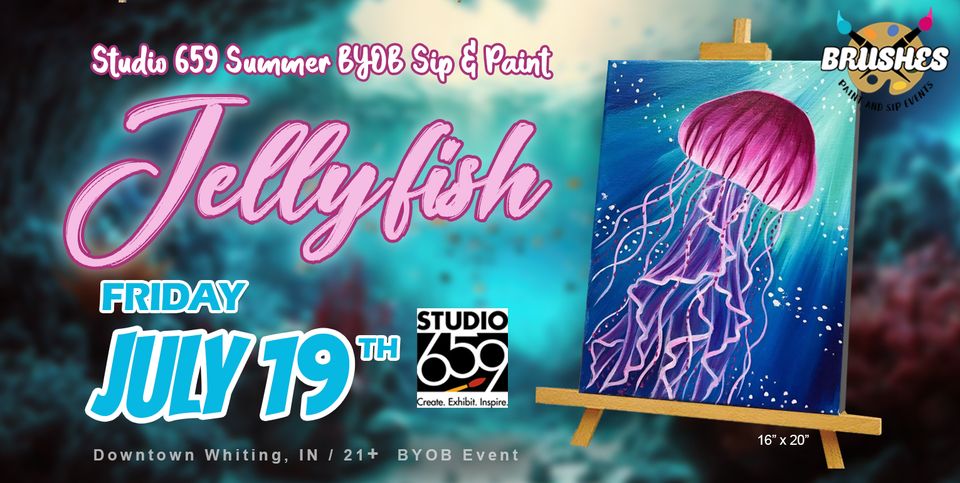 Jellyfish Paint & Sip Night