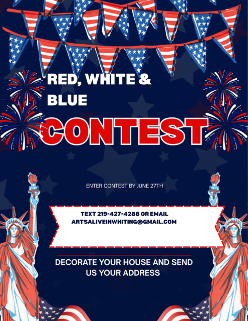 Red, White & Blue House Decorating Contest
