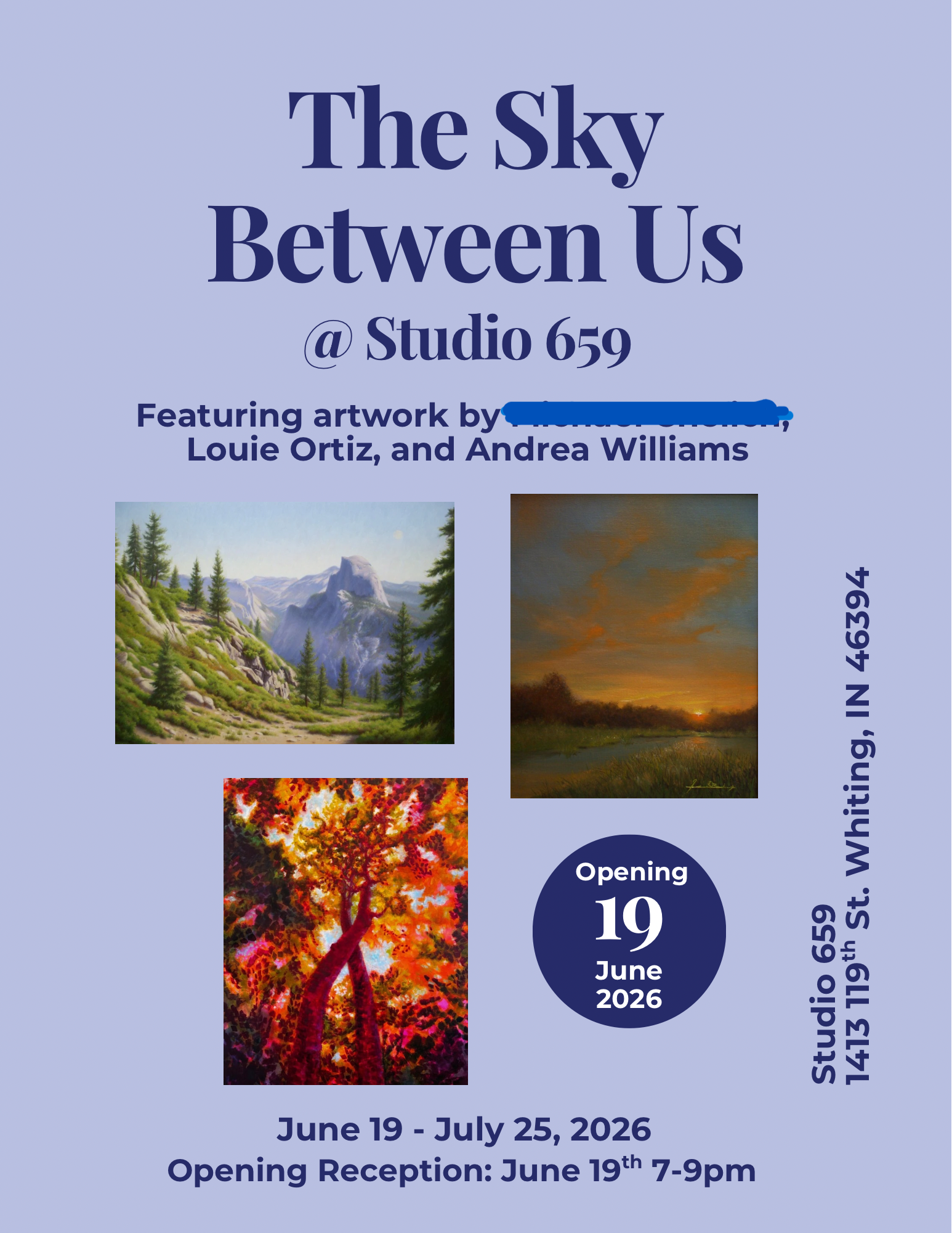Opening Reception: The Sky Between Us